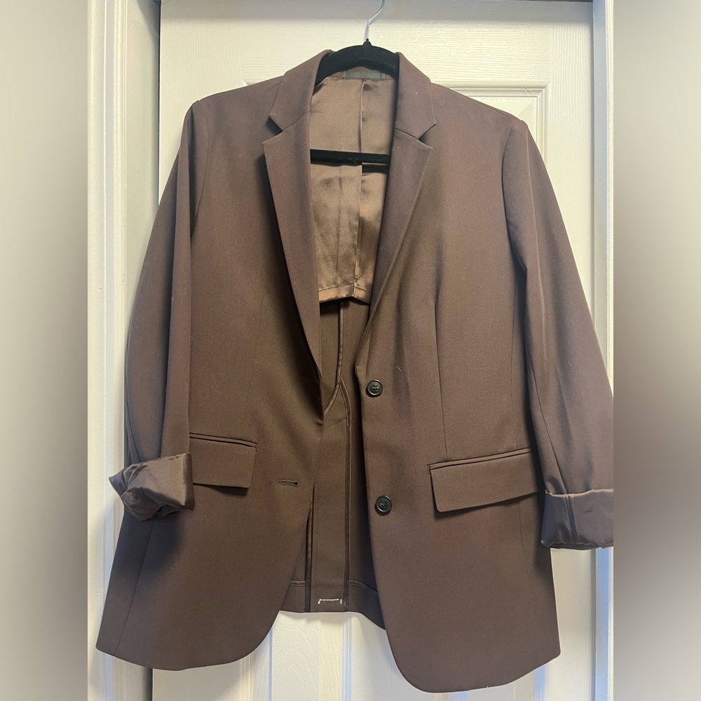 Uniqlo Brown Blazer